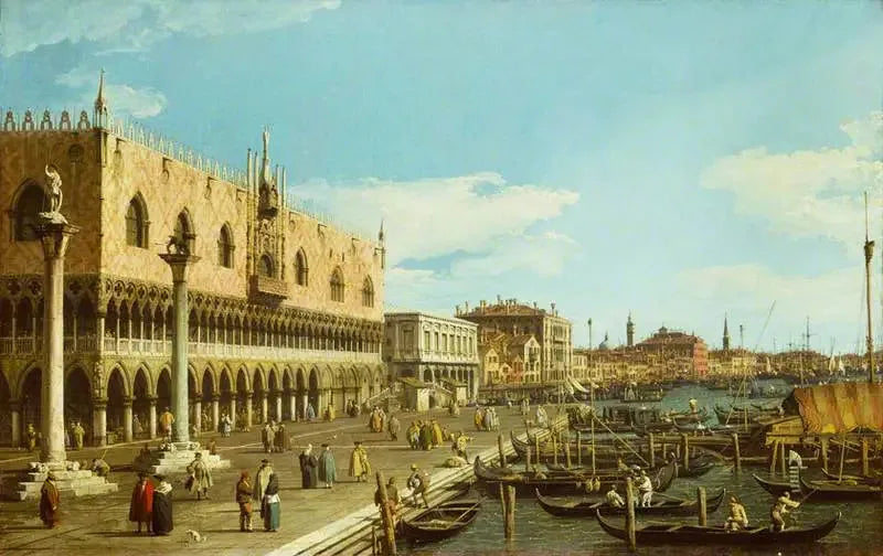 ヴェネツィア：リヴァ・デッリ・スキアヴォーニ - カナレット

Source:
Venise : la Riva degli Schiavoni - Canaletto