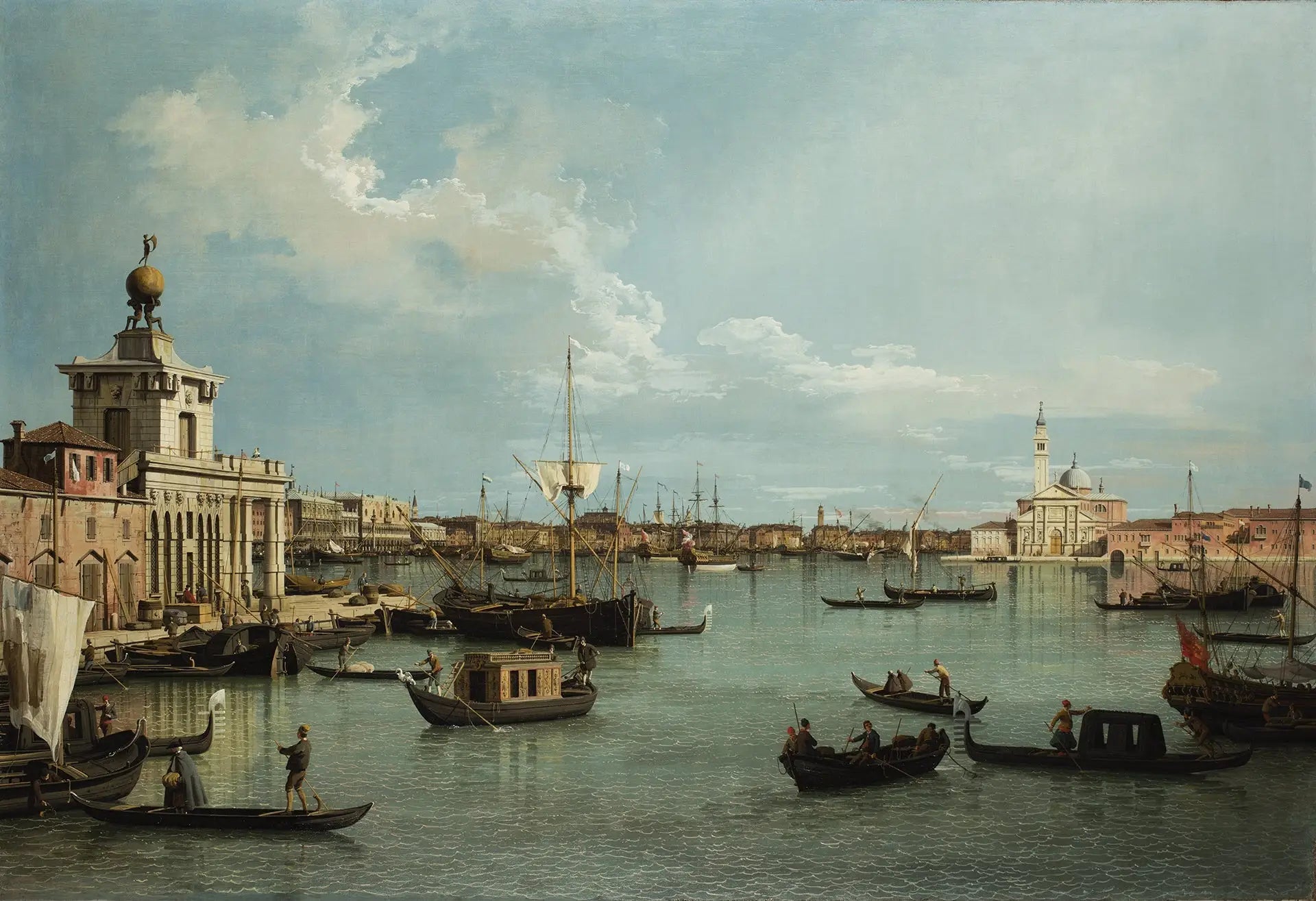 Venise: le bacino di San Marco depuis le canal de la Giudecca - Canaletto - Alpha Reproduction