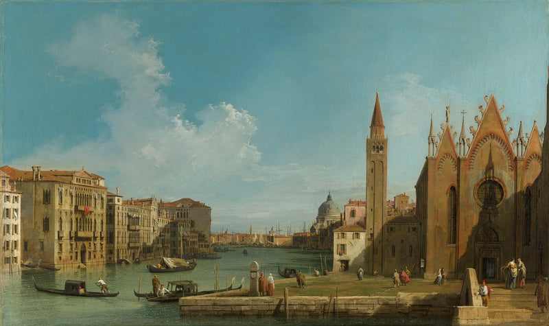ヴェネツィア：サンタ・マリア・デッラ・カリタの大運河とサンマルコ湾 - カナレット

Source:
Venise : Le Grand Canal de Santa Maria della Carità au Bassin de San Marco - Canaletto