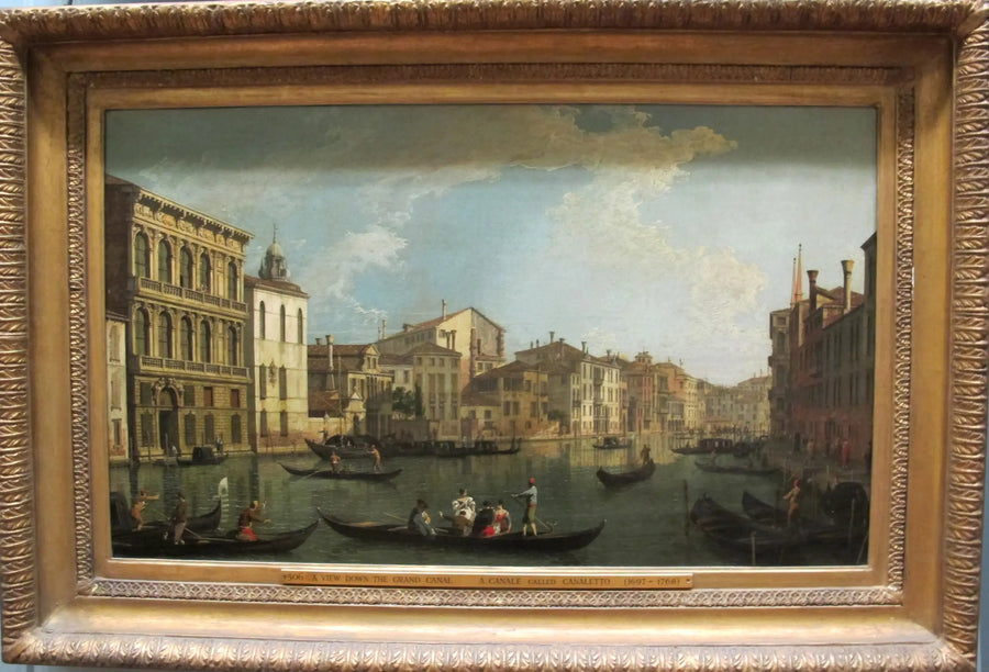 ヴェネツィア：サン・マルクオーラのフランジーニ宮殿の大運河 - カナレット

Source:
Venise : le Grand Canal du palais Flangini à San Marcuola - Canaletto
