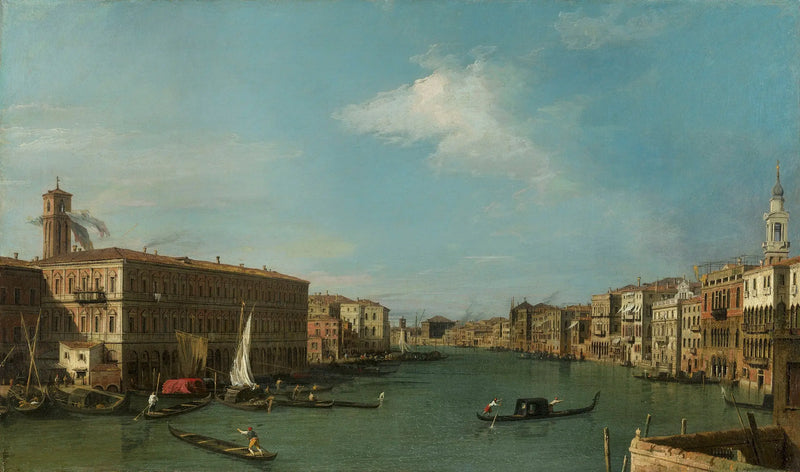 ヴェネツィア：リアルトから北へ向かう大運河 - カナレット

Source:
Venise : le Grand Canal vers le Nord depuis le Rialto - Canaletto