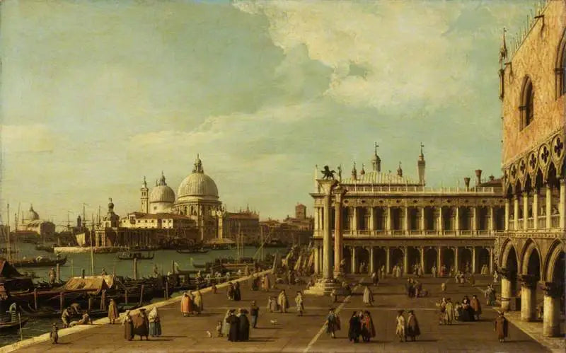 ヴェネツィア：サンタ・マリア・デッラ・サルーテとモール - カナレット

Source:
Venise : le Môle avec Santa Maria della Salute - Canaletto