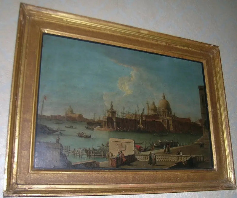 ヴェネツィア：税関方面のマールとサンタ・マリア・デッラ・サルーテ - カナレット

Source:
Venise : le Môle vers la Douane et Santa Maria della Salute - Canaletto