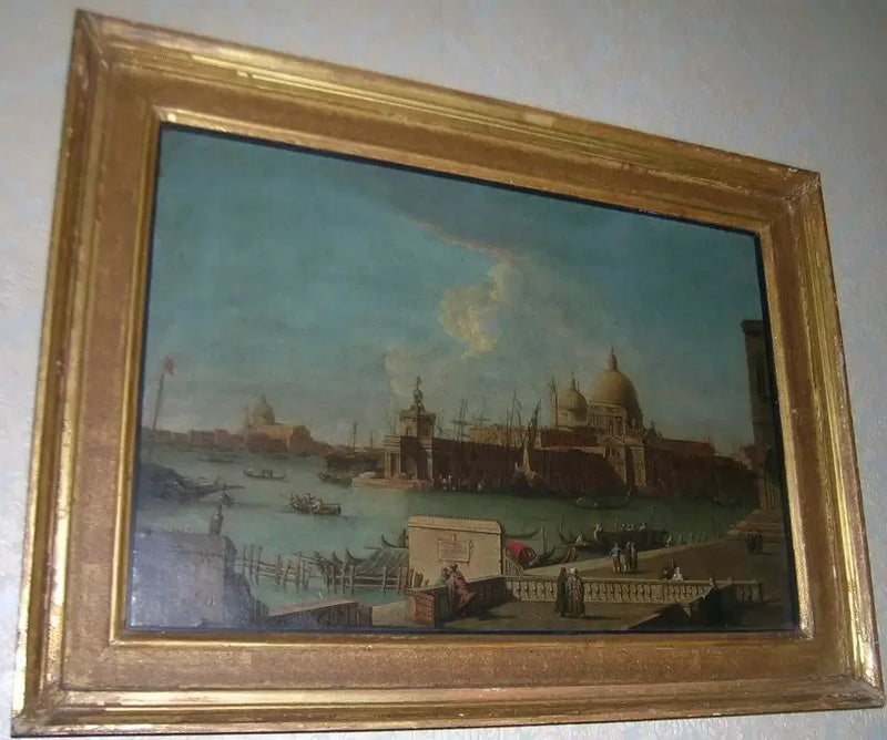 ヴェネツィア：税関方面のマールとサンタ・マリア・デッラ・サルーテ - カナレット

Source:
Venise : le Môle vers la Douane et Santa Maria della Salute - Canaletto