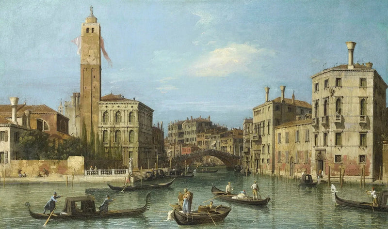 ヴェネツィア：サン・ジェレミアとカンナレッジョの河口 - カナレット

Source:
Venise : San Geremia et l'embouchure du Cannaregio - Canaletto