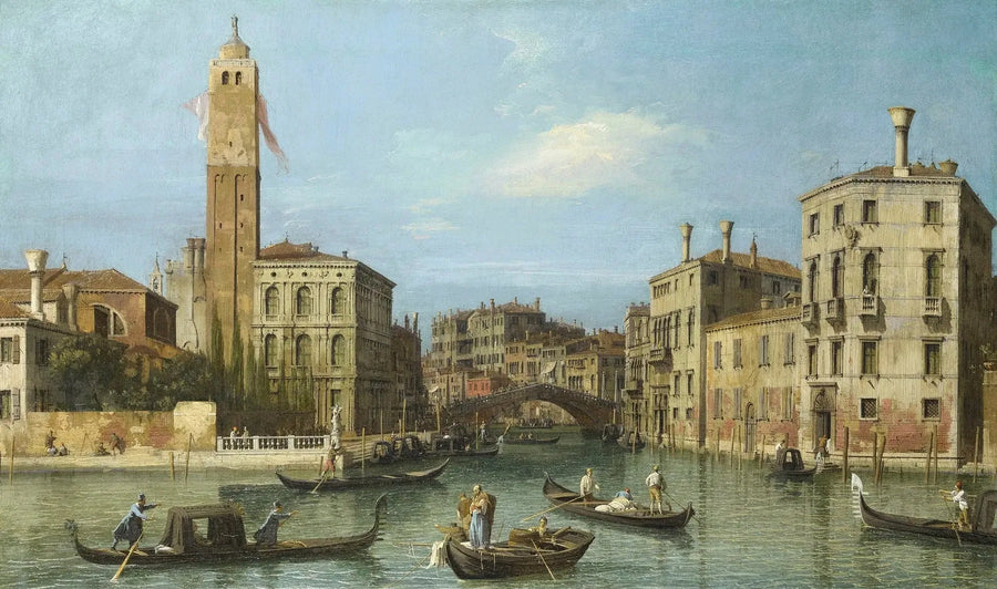 ヴェネツィア：サン・ジェレミアとカンナレッジョの河口 - カナレット

Source:
Venise : San Geremia et l'embouchure du Cannaregio - Canaletto