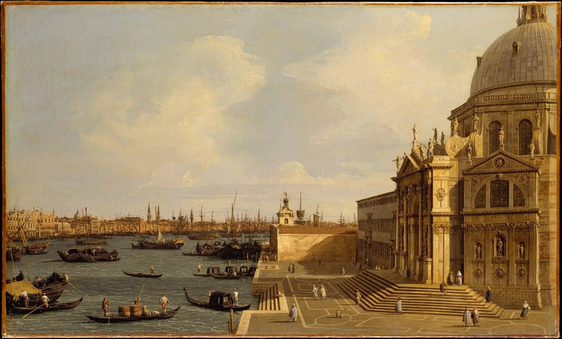 ヴェネツィア：サンタ・マリア・デッラ・サルーテ - カナレット

Source:
Venise : Santa Maria della Salute - Canaletto