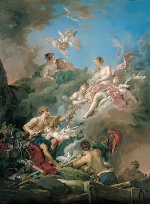 ヴルカヌスの鍛冶場のヴィーナス - フランソワ・ブーシェ

Source:
Vénus à la forge de Vulcain - François Boucher