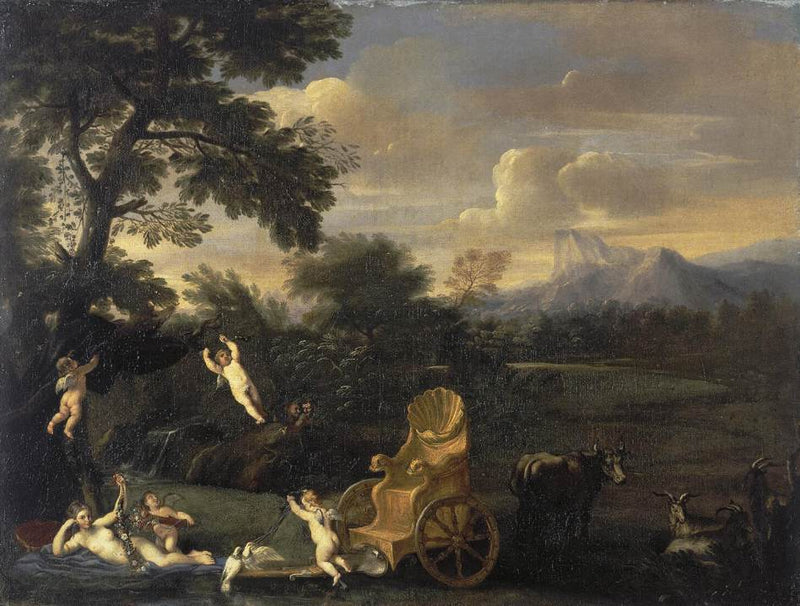 休息するヴィーナス - アンドレア・サッキ