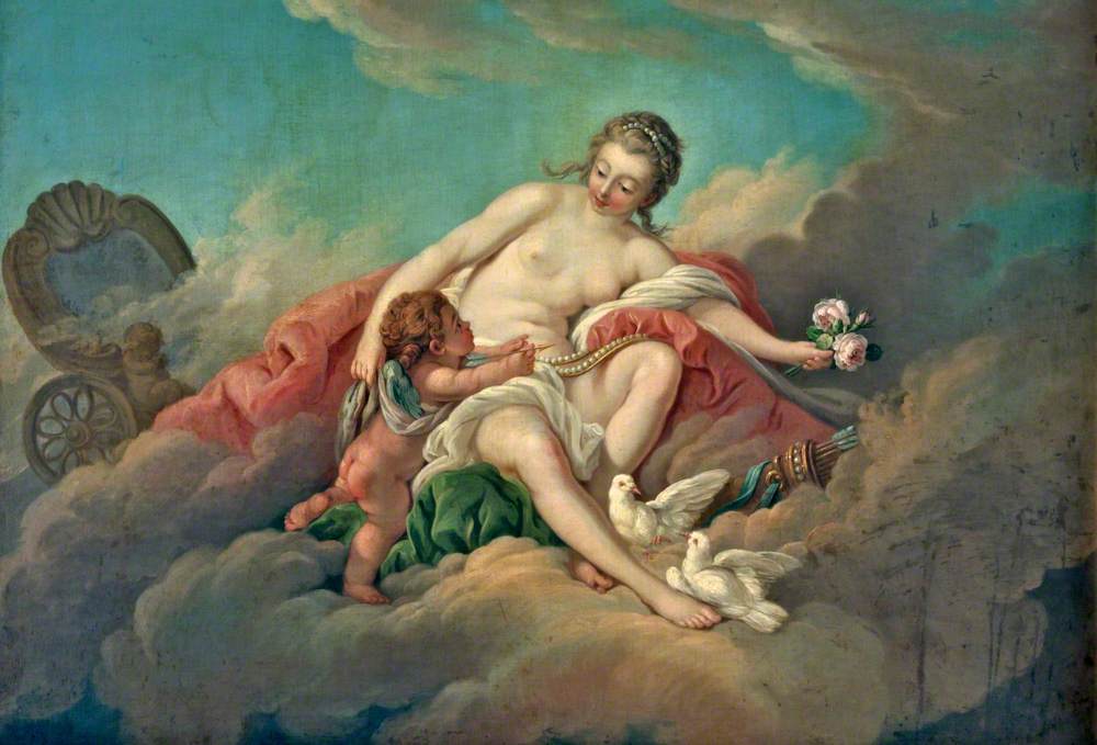 雲の中のビーナスとキューピッド - フランソワ・ブーシェ

Source:
Vénus et Cupidon dans les nuages - François Boucher