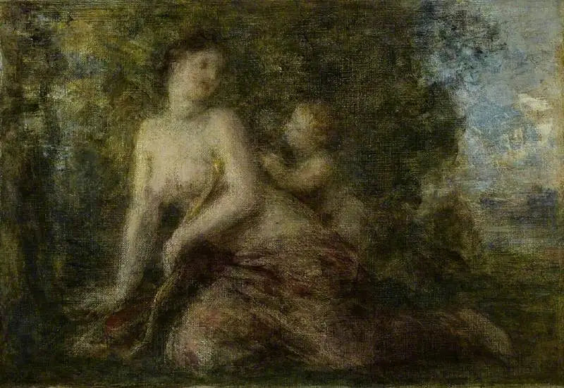 ヴィーナスとキューピッド - アンリ・ファンタン＝ラトゥール

Source:
Vénus et Cupidon - Henri Fantin-Latour