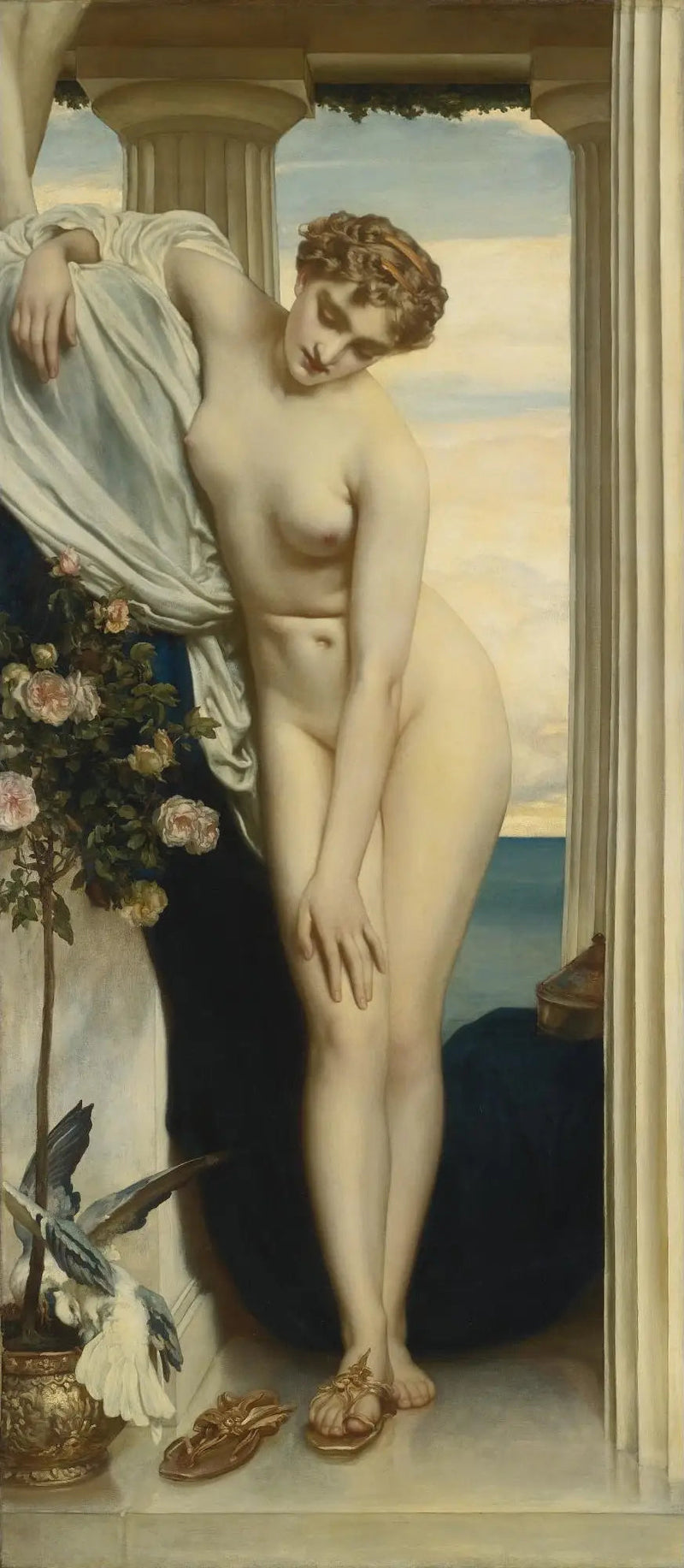 ヴェヌスが入浴のために服を脱いでいる - フレデリック・レイトン

Source:
Vénus se déshabillant pour le bain - Frederic Leighton