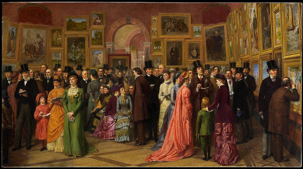 Vernissage à l'Académie royale - William Powell Frith image 1 reproduction réalisée par Alpha Reproduction