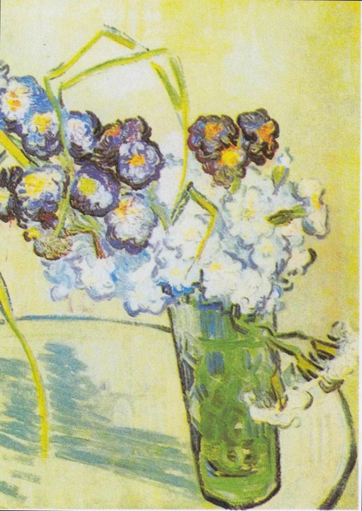 Verre aux œillets - Vincent van Gogh image 1 reproduction d’œuvre d’art à l’huile