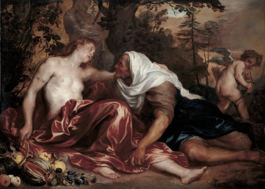 ヴェルトゥムヌとポモーネ（ヴァン・ダイク） - アントワーヌ・ヴァン・ダイク

Source:
Vertumne et Pomone (Van Dyck) - Antoine van Dyck