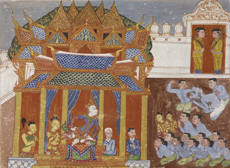 Vessantara Jataka : Le Grand Roi - Artiste thaïlandais anonyme
