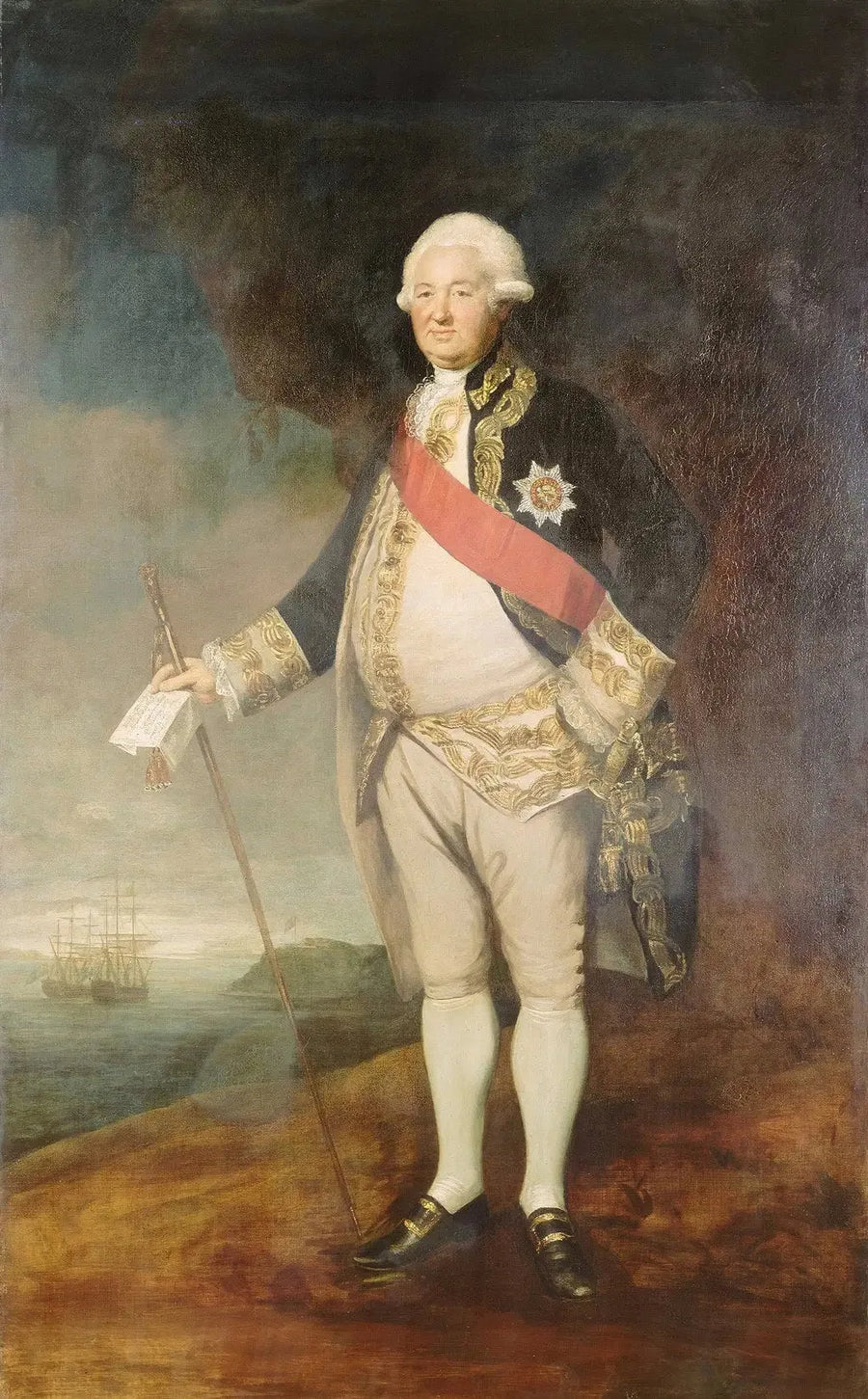 提督サー・エドワード・ヒューズ（約1720年 - 1794年） - ジョシュア・レイノルズ