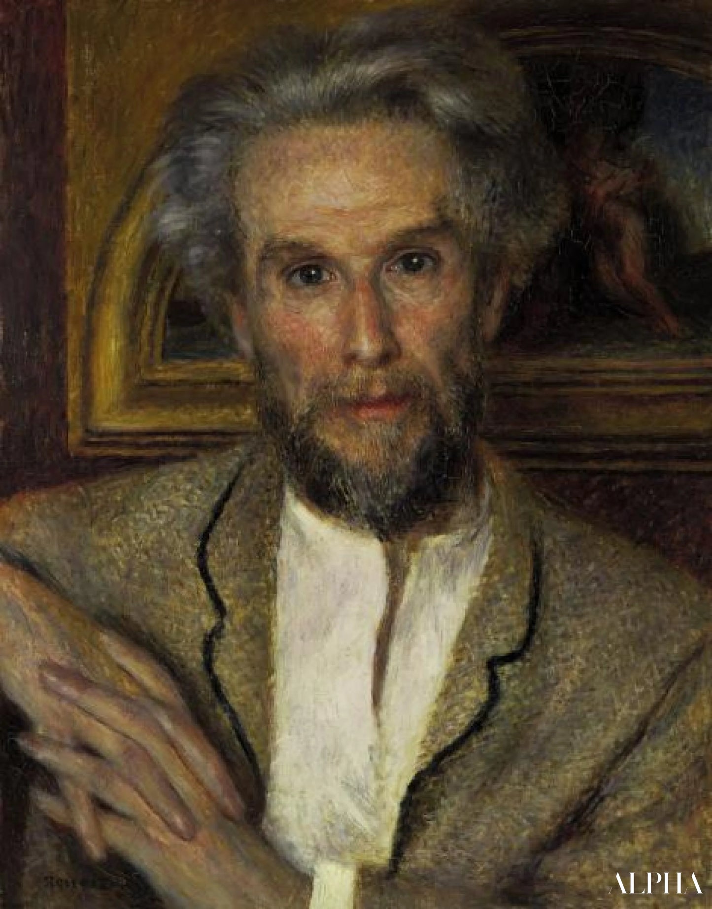 ヴィクトール・ショケ 1875 - ピエール＝オーギュスト・ルノワール - 高級絵画および絵画の複製