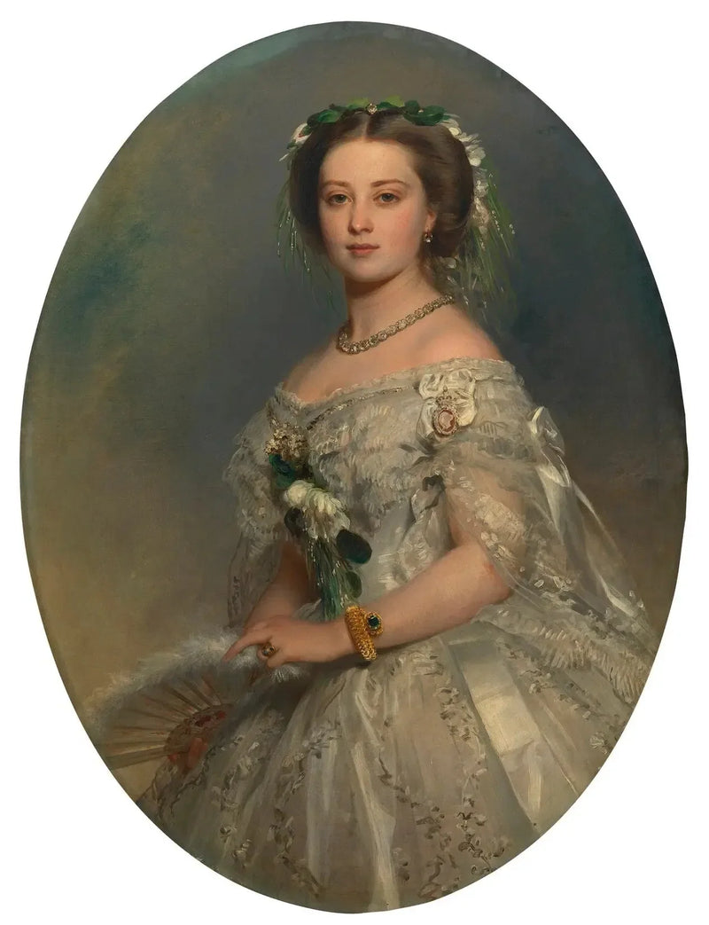 ビクトリア、ロイヤルプリンセス（1840-1901）、後にドイツ皇帝フリードリヒの皇后 - フランツ・ザヴェル・ウィンターhalter

Source:
Victoria, princesse royale (1840-1901), plus tard impératrice Frédéric d'Allemagne - Franz Xaver Winterhalter