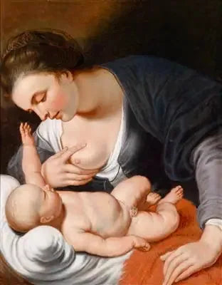 Vierge à l'Enfant allaitant, après 1630 - Peter Paul Rubens