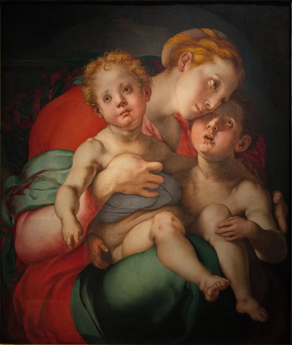 Vierge à l'Enfant avec le petit saint Jean - Pontormo image 1 reproduction réalisée par Alpha Reproduction