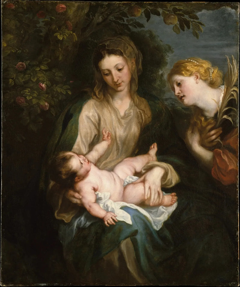 アントワーヌ・ヴァン・ダイクによる聖カタリナ・アレクサンドリアを伴う幼子イエスと聖母

Source:
Vierge à l'Enfant avec sainte Catherine d'Alexandrie - Antoine van Dyck