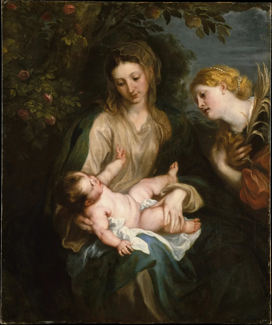 アントワーヌ・ヴァン・ダイクによる聖カタリナ・アレクサンドリアを伴う幼子イエスと聖母

Source:
Vierge à l'Enfant avec sainte Catherine d'Alexandrie - Antoine van Dyck