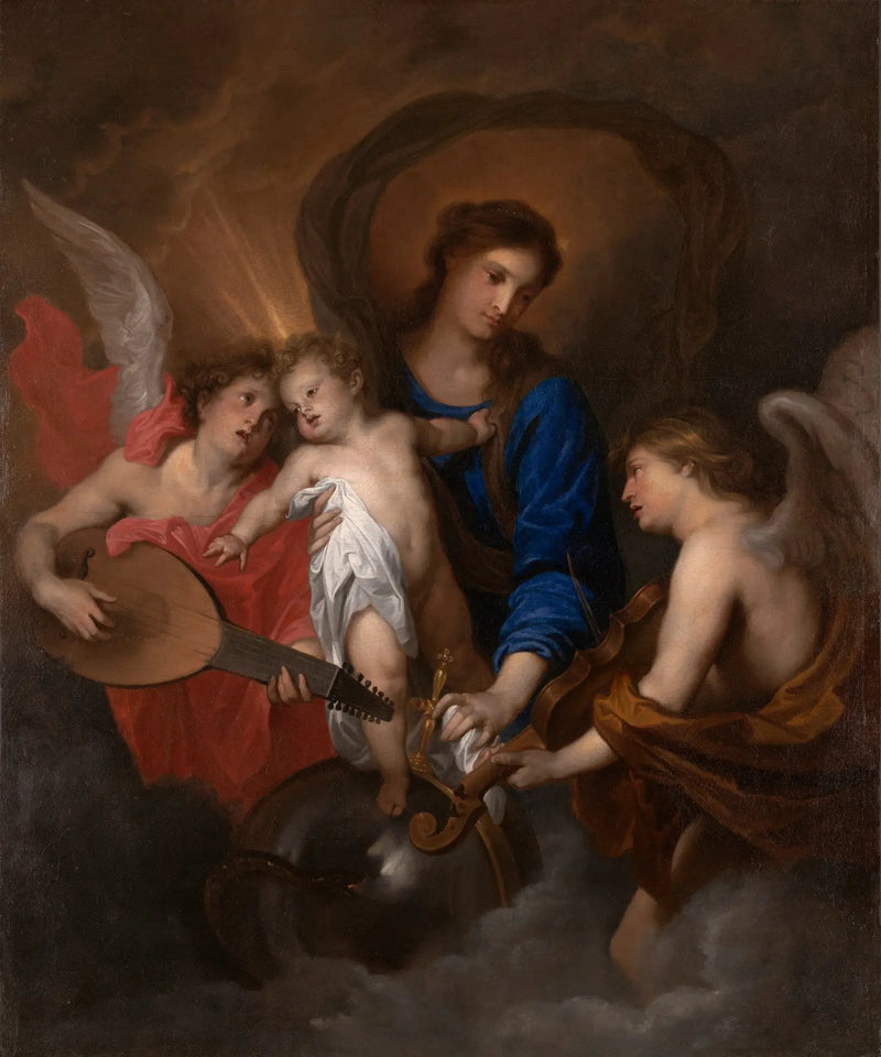 天使の音楽を奏でる幼いキリストと聖母 - アントワーヌ・ヴァン・ダイク

Source:
Vierge à l'Enfant avec un ange musicien - Antoine van Dyck