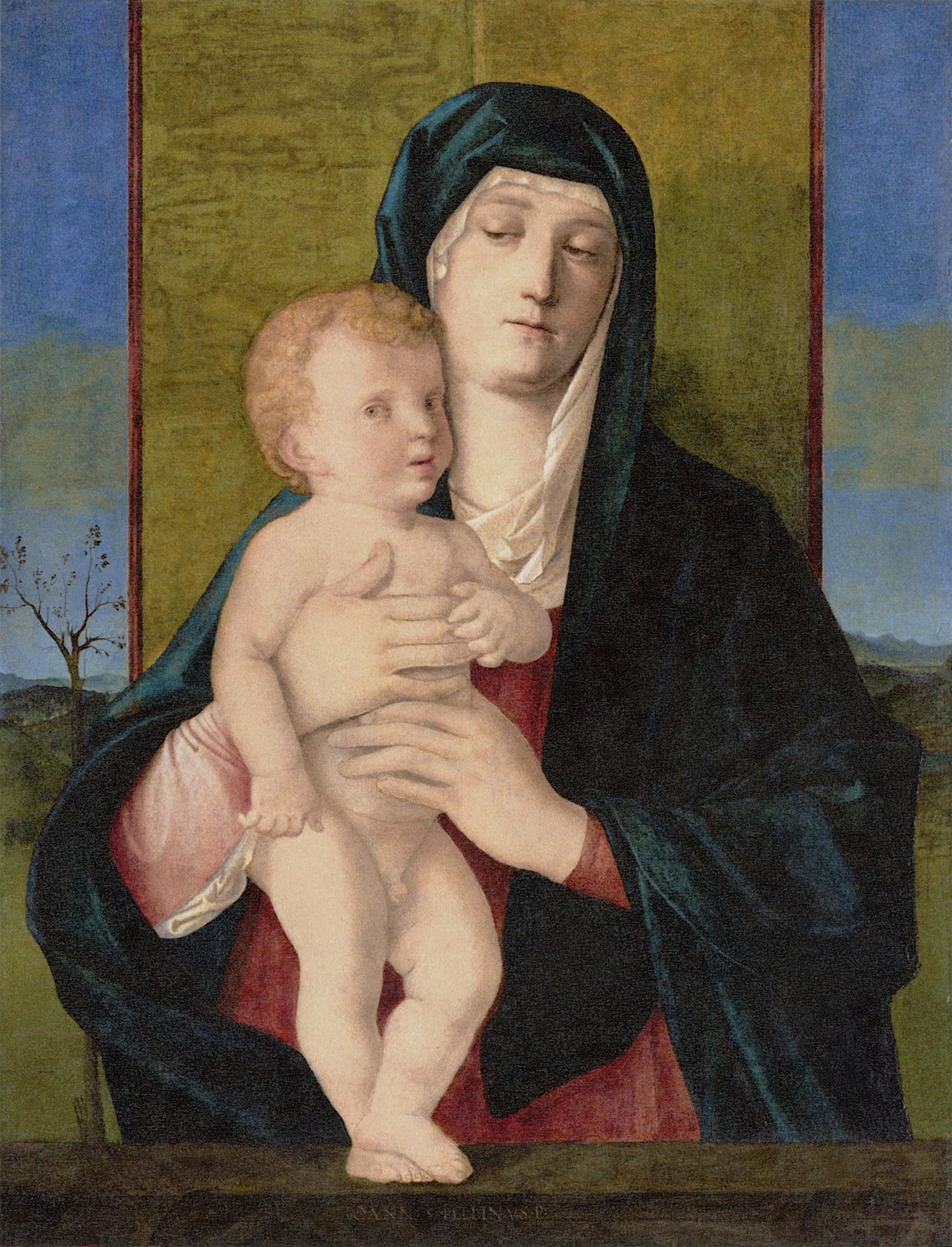 Vierge à l'Enfant (Madonna Corsini) - Giovanni Bellini image 1 reproduction d’œuvre d’art à l’huile