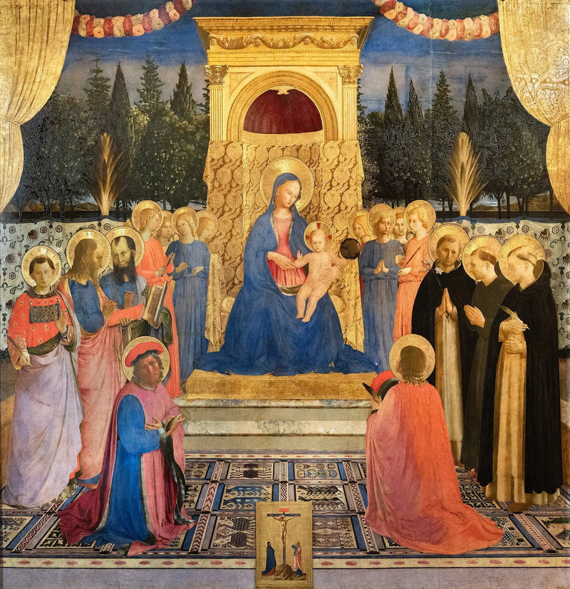 聖人たちとともにいる幼いキリストの聖母 - フラ・アンジェリコ

Source:
Vierge à l'Enfant avec des saints - Fra Angelico