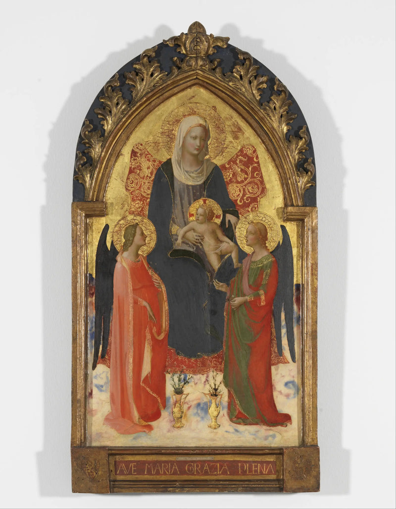 幼いイエスを抱く聖母と二人の天使 - フラ・アンジェリコ

Source:
Vierge à l'enfant avec deux anges - Fra Angelico