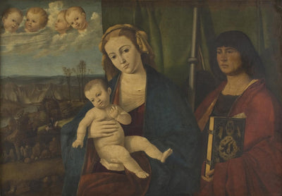 Vierge à l’Enfant avec saint Jacques le Grand - Marco Basaiti - Alpha Reproduction