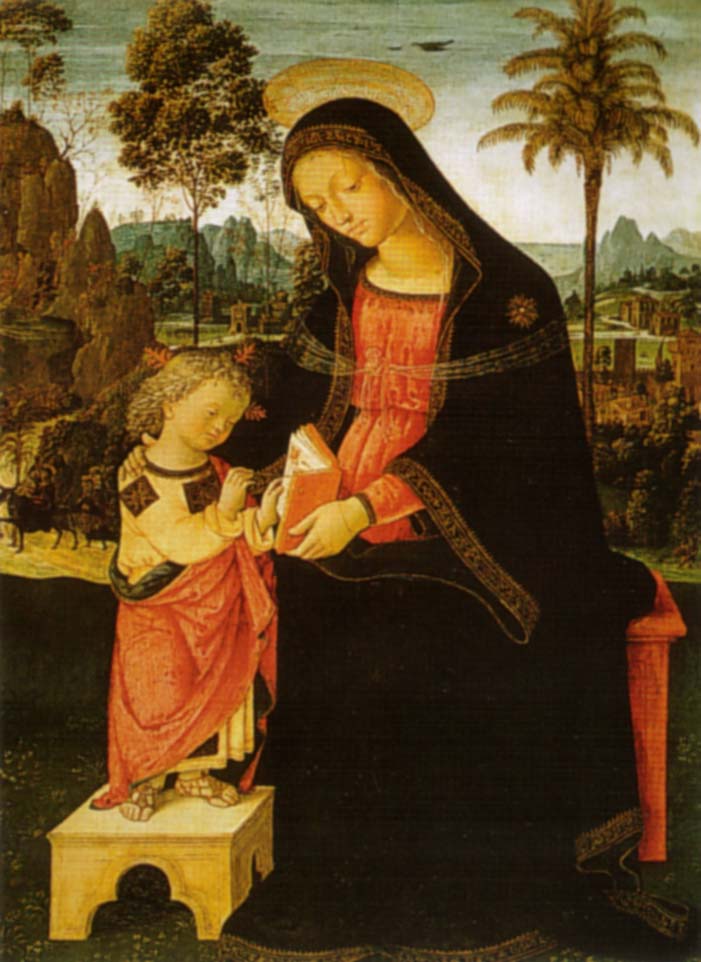 Vierge à l’Enfant écrivant - Pinturicchio - Alpha Reproduction