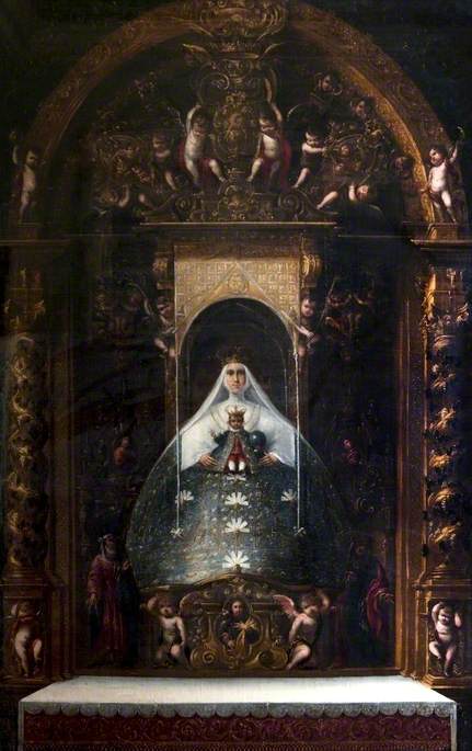 幼いイエスと聖母マリア - フアン・デ・バルデス・レアル