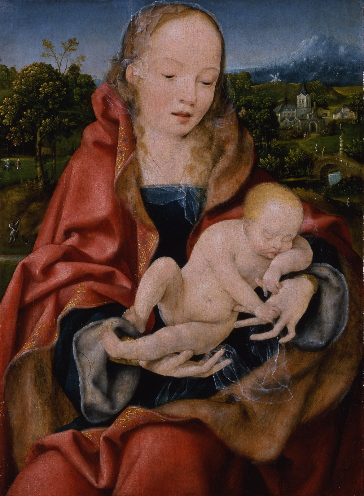 Vierge à l’Enfant (Prague) - Joos van Cleve - Alpha Reproduction