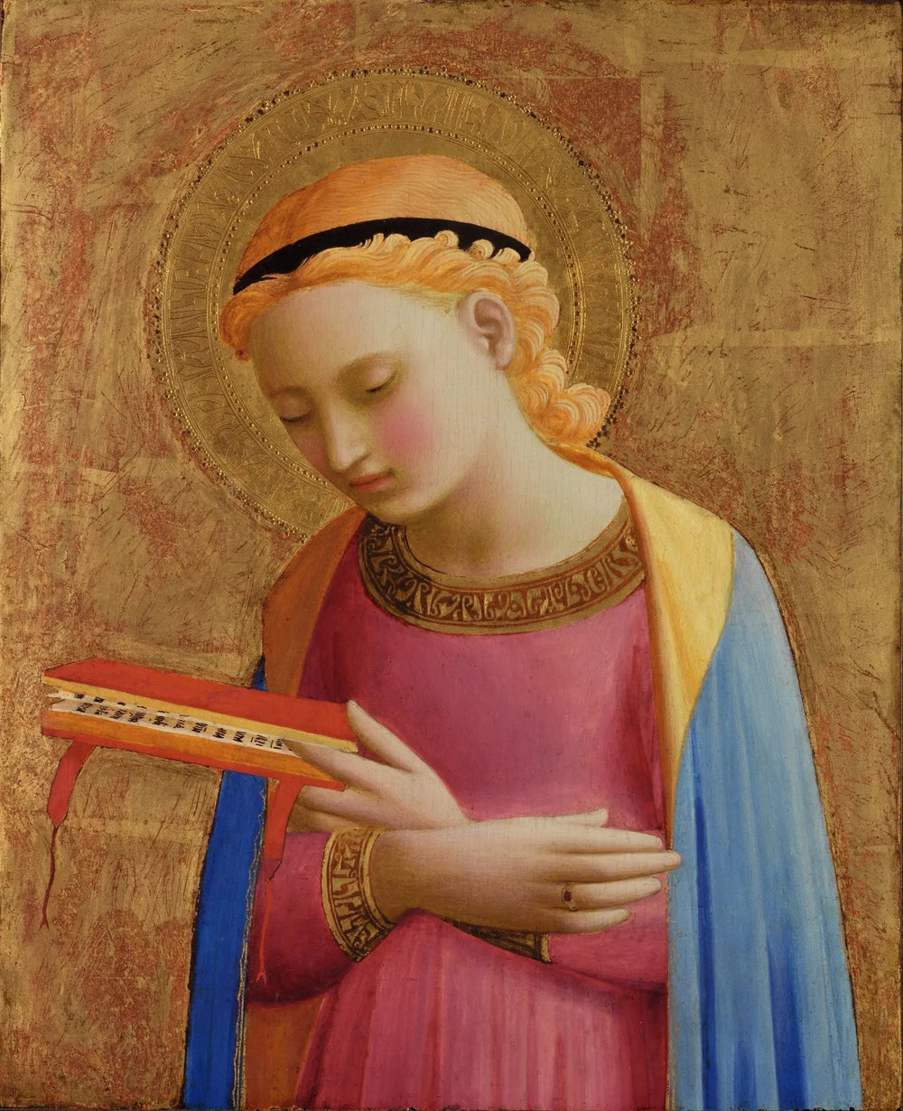 Vierge Annonciatrice - Fra Angelico image 1 reproduction de peinture à l’huile