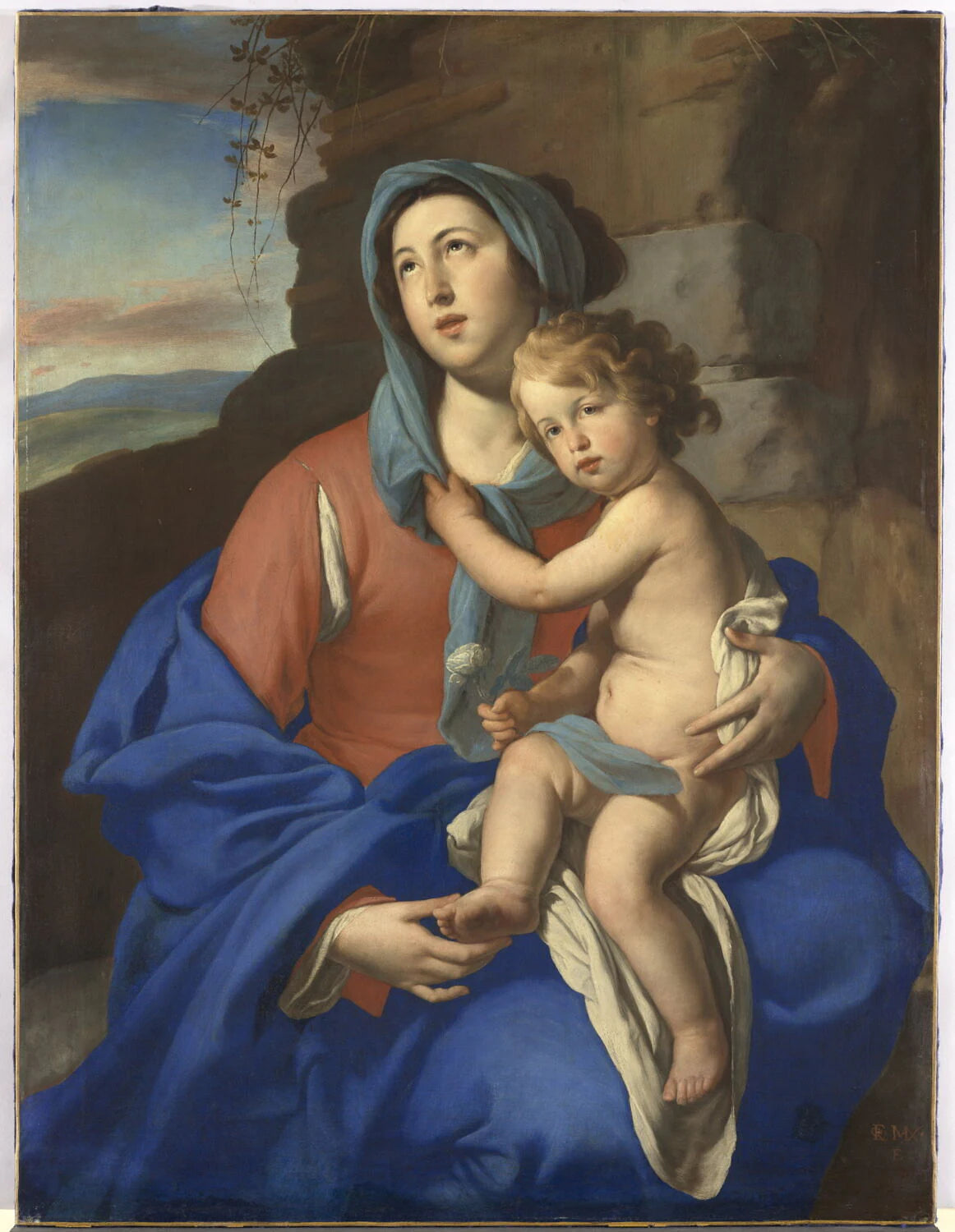 La Vierge à l'Enfant - Massimo Stanzione