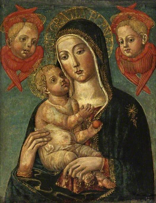 Vierge et Enfant - Matteo di Giovanni image 1 reproduction artisanale de tableau