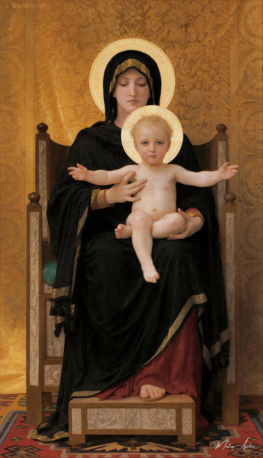 Vierge et enfant - William Bouguereau Reproductions de tableaux à la peinture à l’huile