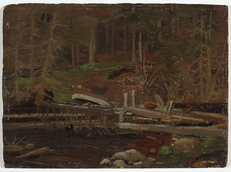 古い木製の堰、アルゴンキン公園 - トム・トムソン

Source:
Vieux barrage de bois, parc Algonquin - Tom Thomson