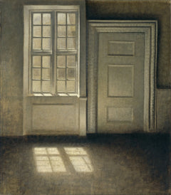 リビングルームの太陽の研究 - Vilhelm Hammershøi