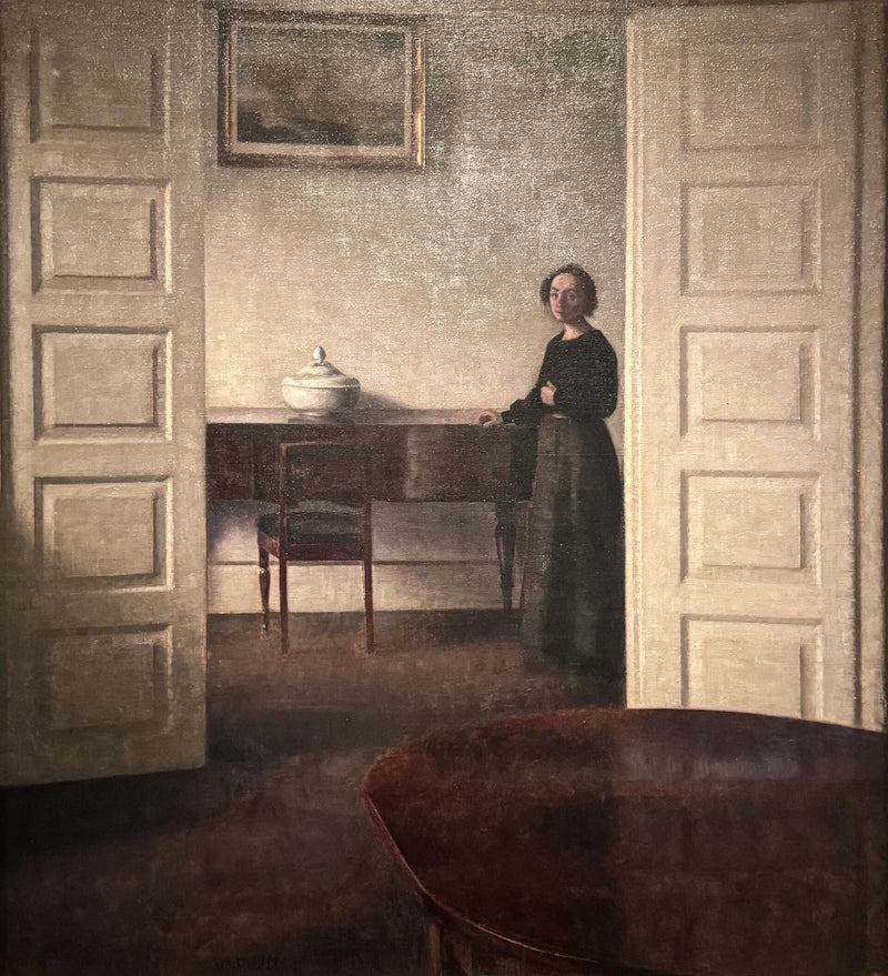 Intérieur de Bredgade - Vilhelm Hammershøi
