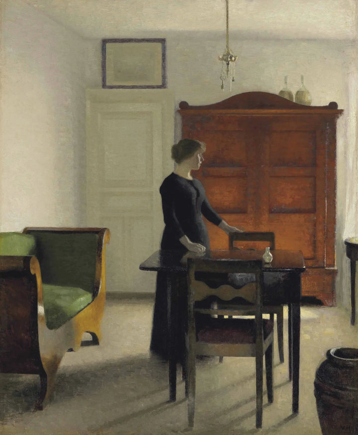 ザ サロン、1897 年 - Vilhelm Hammershøi