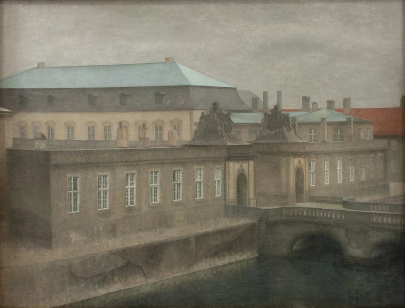 L’Ancien Christiansborg, fin d’automne - Vilhelm Hammershøi