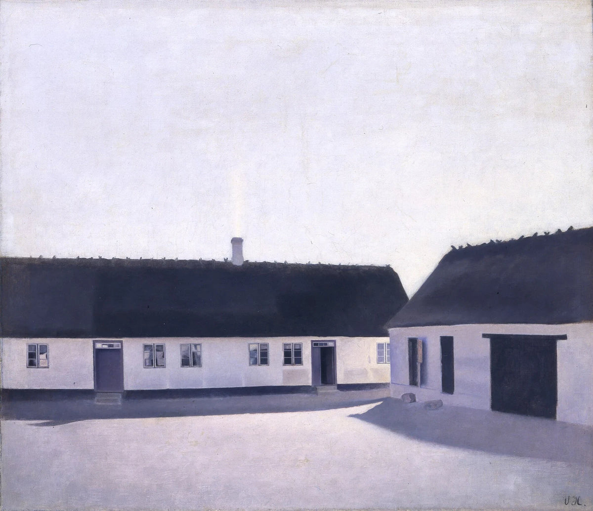 レフスネーの農場 - Vilhelm Hammershøi