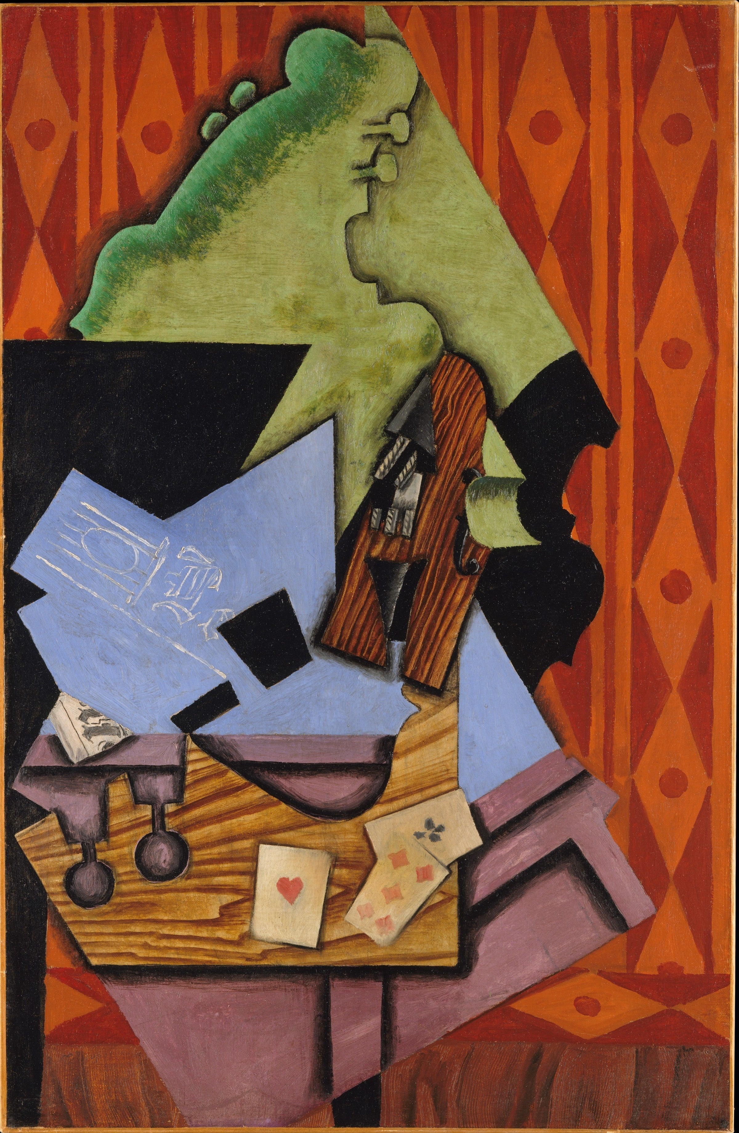 テーブルのバイオリンとトランプ - フアン・グリス

Source:
Violon et Cartes à jouer sur une table - Juan Gris