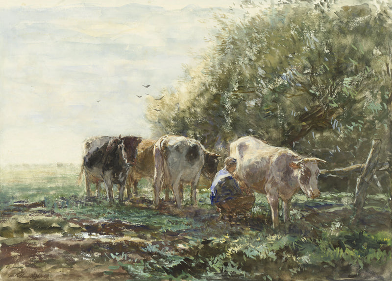 Le virage du lait - Willem Maris