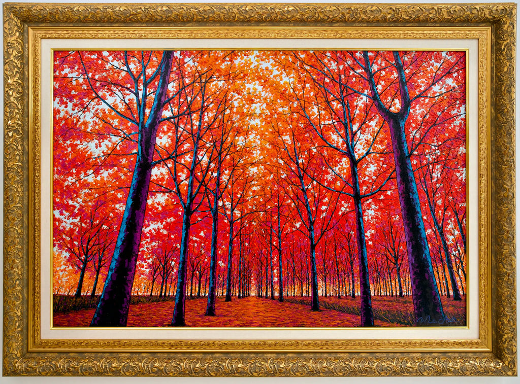 Visage d’Automne | 150 x 100 cm Reproductions de tableaux à la peinture à l’huile