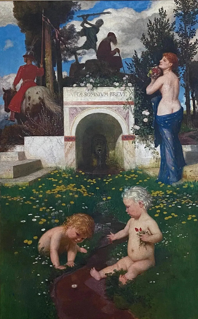 ビタ・ソムニウム・ブレーヴ（人生は短い夢） - アーノルド・ベックリン

Source:
Vita somnium breve (La vie un rêve court) - Arnold Böcklin