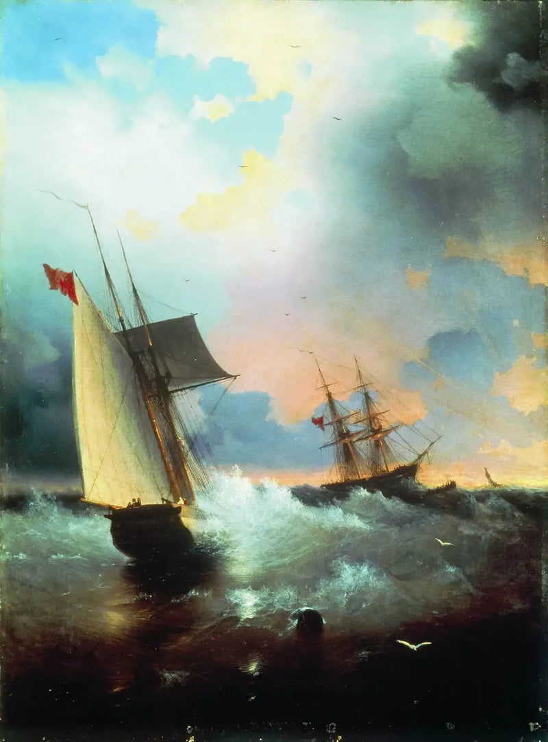 帆船。 - イワン・アイヴァゾフスキー

Source:
Voilier . - Ivan Aïvazovski